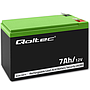 Qoltec AGM battery 12V 7Ah maintenance-free, efficient, LongLife, for UPS, security
